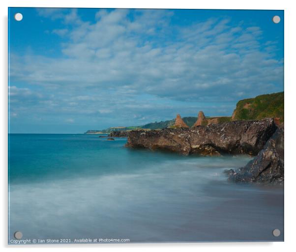 Mattiscombe sands Acrylic by Ian Stone