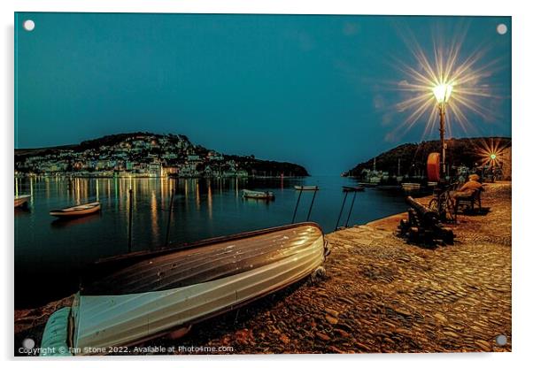 Bayards Cove, Dartmouth  Acrylic by Ian Stone