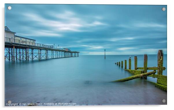 Teignmouth Pier  Acrylic by Ian Stone