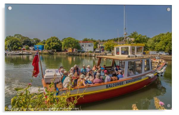Ferry boat to Salcombe  Acrylic by Ian Stone