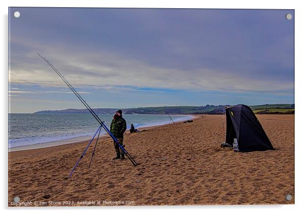 Slapton Sands  Acrylic by Ian Stone