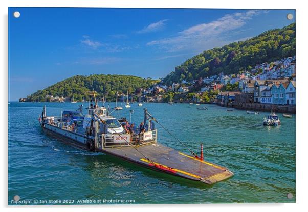 Dartmouth Lower Ferry  Acrylic by Ian Stone