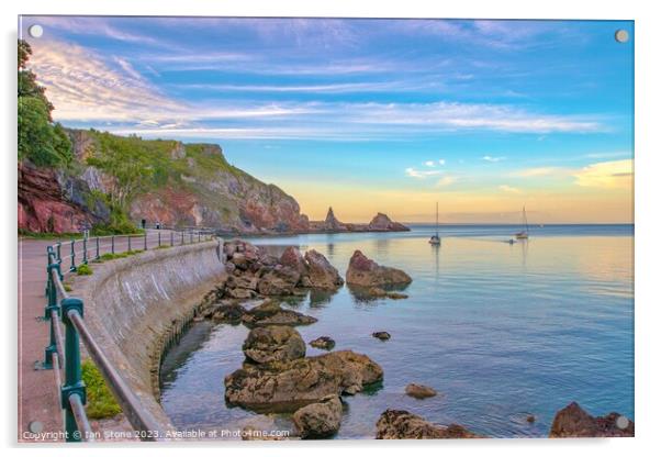 Anstey’s Cove, Torquay  Acrylic by Ian Stone