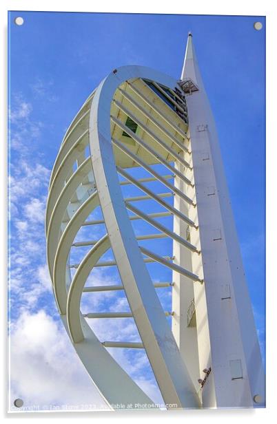 Spinnaker Tower Abstract  Acrylic by Ian Stone