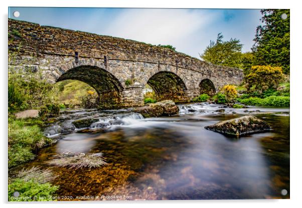 Postbridge  Acrylic by Ian Stone