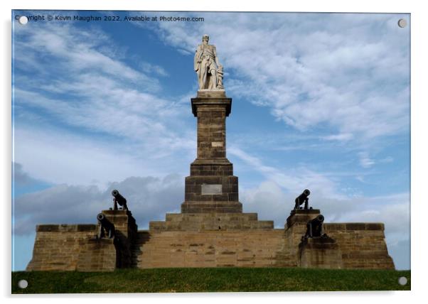 Lord Collingwood Monument Tynemouth Acrylic by Kevin Maughan