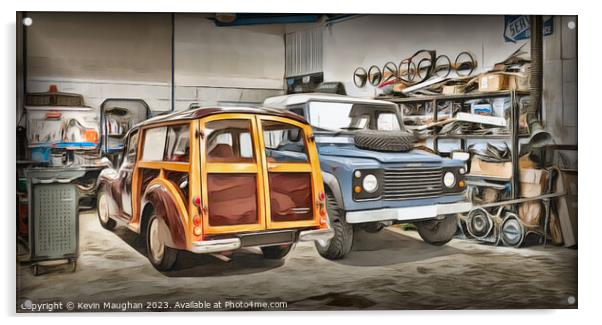Vintage Car Restoration: Reviving Automotive Histo Acrylic by Kevin Maughan