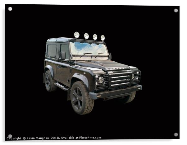 Landrover Acrylic by Kevin Maughan