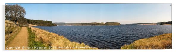 Kielder Water Northumberland (Panoramic) Acrylic by Kevin Maughan