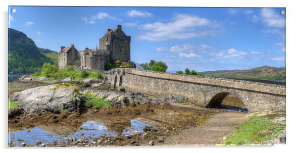 Eilean Donan Castle in Scotland Acrylic by Philip Brown