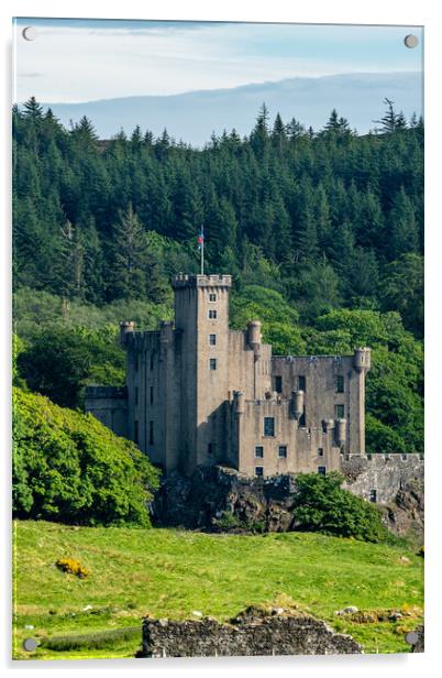 Dunvegan Castle Acrylic by Duncan Loraine