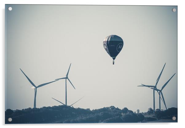 Hot air balloon Acrylic by Duncan Loraine