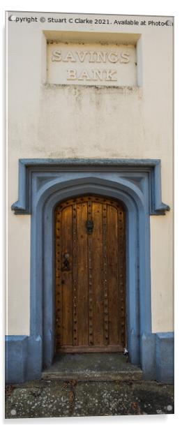 Historic doorway Acrylic by Stuart C Clarke