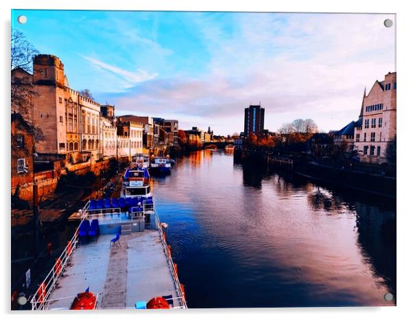 River Ouse Acrylic by Rachael Smith