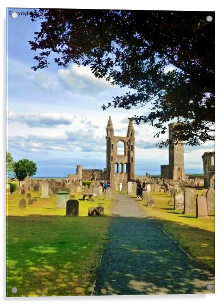 St Andrews, Scotland Acrylic by Rachael Smith
