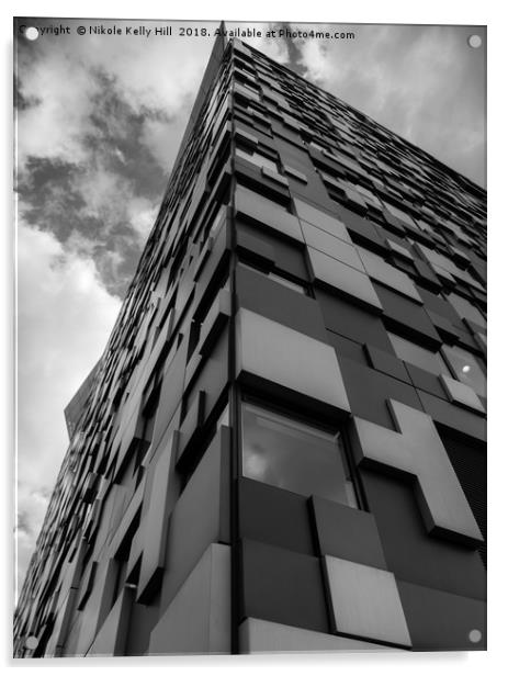 The Cube Birmingham UK Acrylic by NKH10 Photography