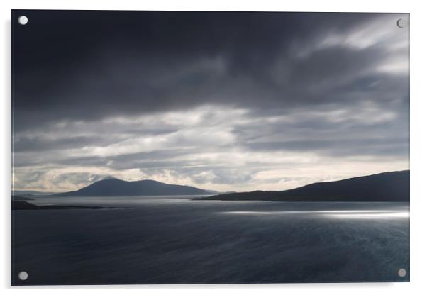 Hebridean Seascape Acrylic by Robert McCristall