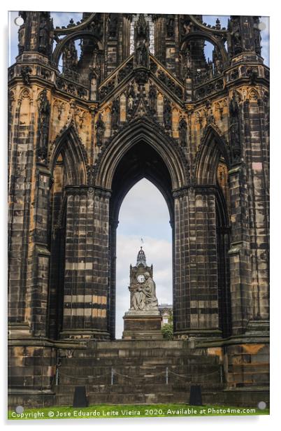 Scott Monument Acrylic by Eduardo Vieira