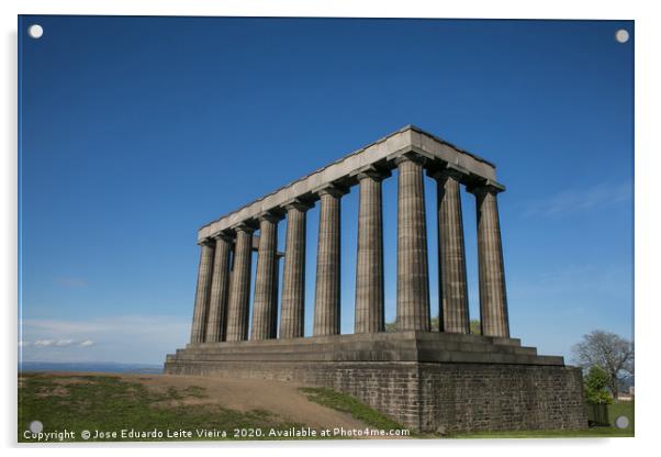 National Monument of Scotland Acrylic by Eduardo Vieira