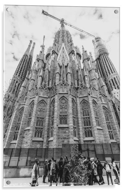 Sagrada familia, Barcelona Acrylic by Chris Rabe
