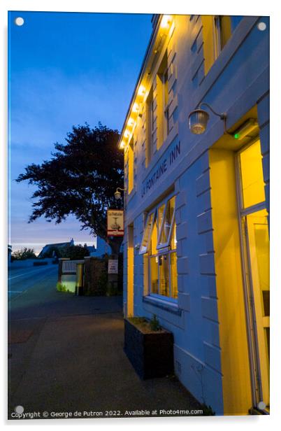 Best Pub in Guernsey Acrylic by George de Putron