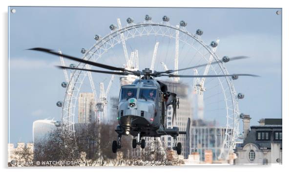 In the London Eye Acrylic by WATCHANDSHOOT 