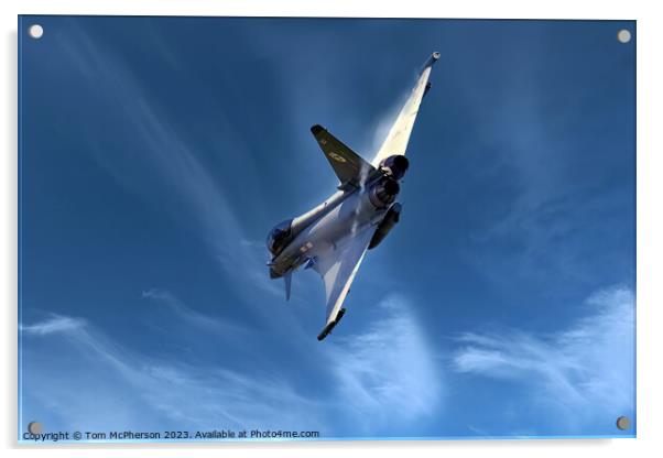 Typhoon FGR.Mk 4 in Action Acrylic by Tom McPherson