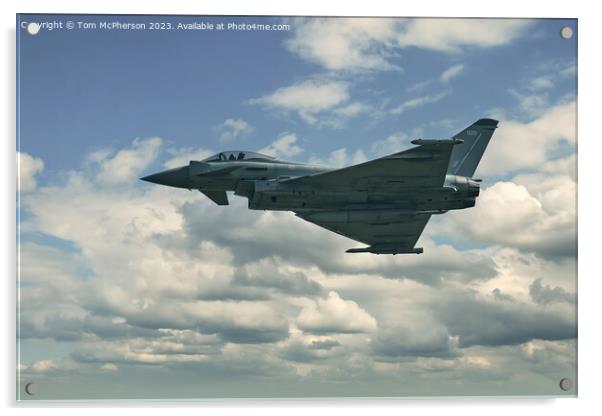 Agile Force: The Typhoon FGR.Mk 4 Acrylic by Tom McPherson