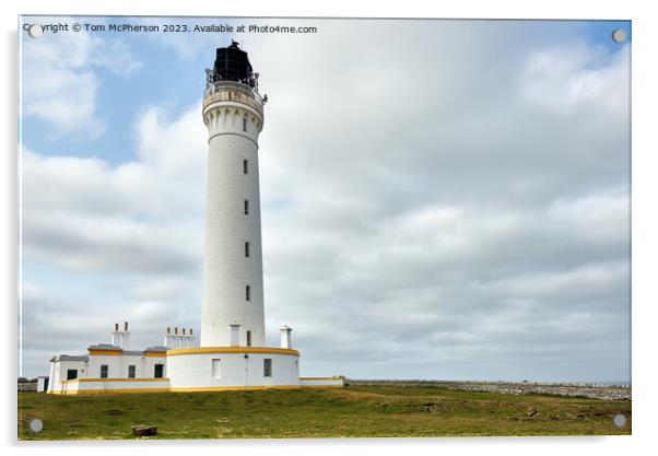 Covesea Lighthouse: Beacon of Northern Scotland Acrylic by Tom McPherson
