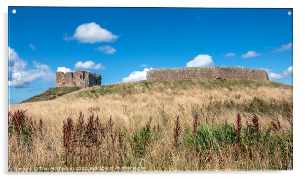 Echoes of Duffus Castle's Historic Grandeur Acrylic by Tom McPherson