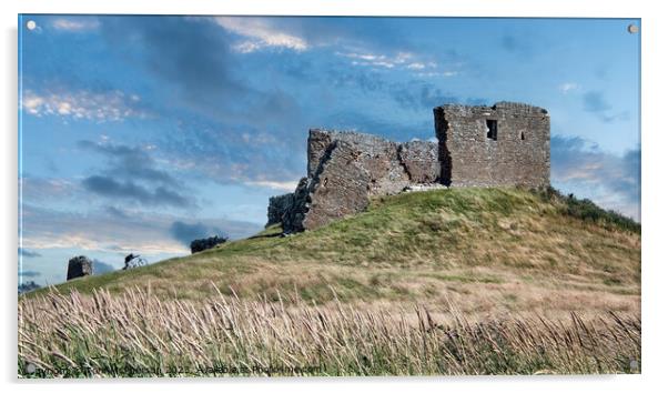 Enchanting Echoes of Duffus Castle, Moray Acrylic by Tom McPherson