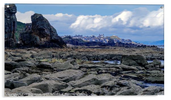 Captivating Moray Coastline  Acrylic by Tom McPherson
