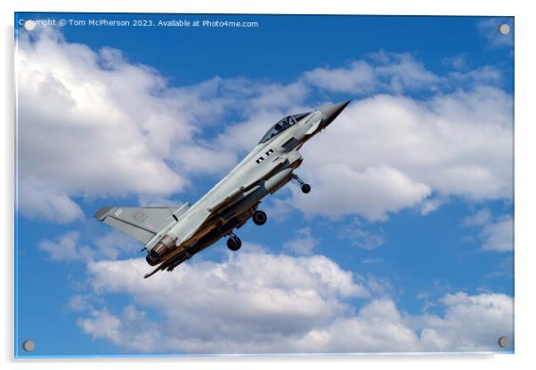 Eurofighter EF-2000 Typhoon Acrylic by Tom McPherson