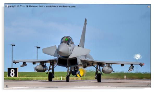 Dawn of the Eurofighter: RAF's Powerhouse Acrylic by Tom McPherson
