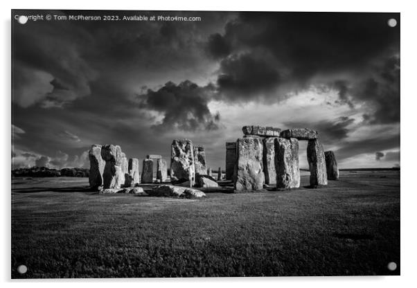 Stonehenge Historic Monument Acrylic by Tom McPherson
