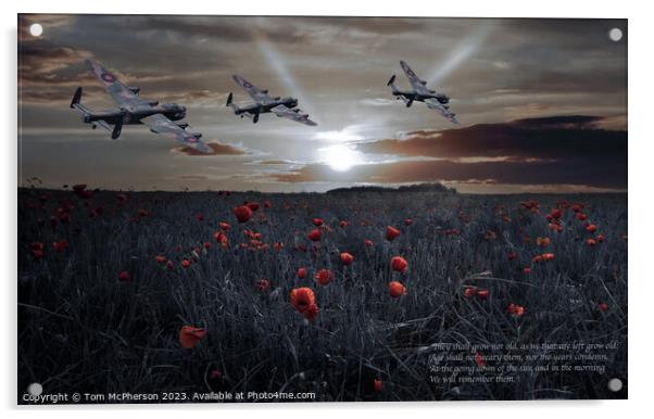 'For The Fallen' Acrylic by Tom McPherson