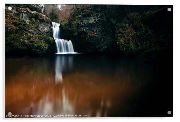 The Linn Falls  Acrylic by Tom McPherson