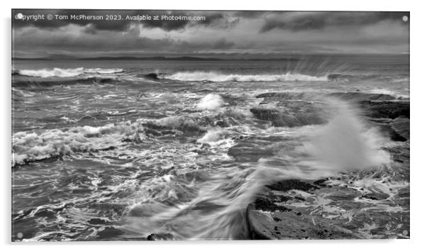 Moray Coast seascape Acrylic by Tom McPherson