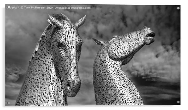 The Kelpies Acrylic by Tom McPherson