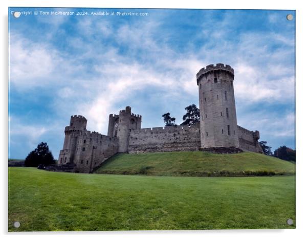 Warwick Castle  Acrylic by Tom McPherson