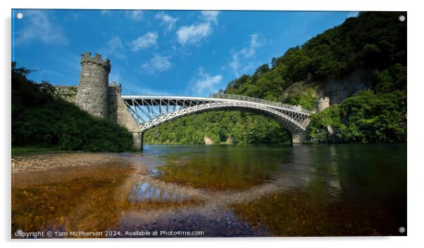 Craigellachie Bridge Acrylic by Tom McPherson