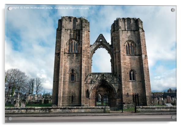 Elgin Cathedral Acrylic by Tom McPherson