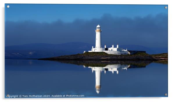 Lismore Lighthouse Reflections Acrylic by Tom McPherson