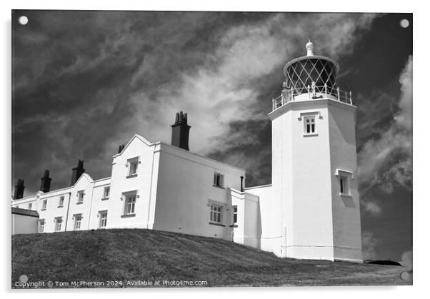 The Lizard Lighthouse Acrylic by Tom McPherson