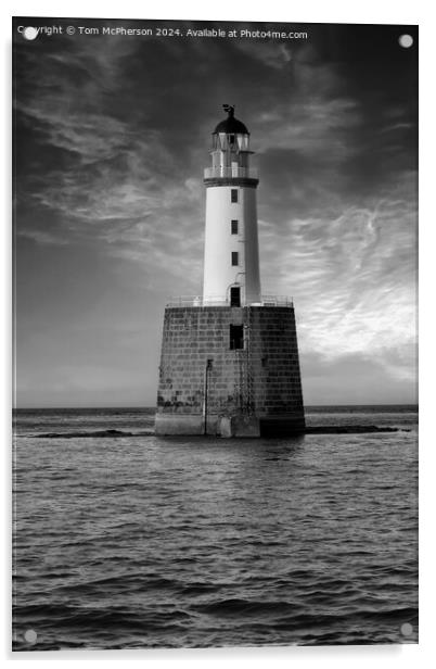 Rattray Head Lighthouse Acrylic by Tom McPherson