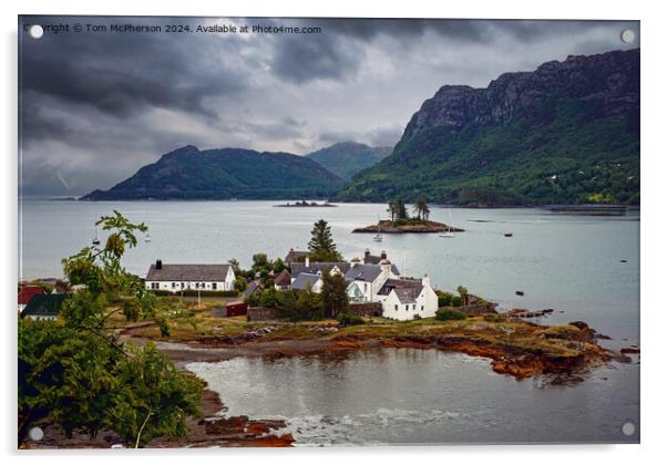 Plockton  Acrylic by Tom McPherson