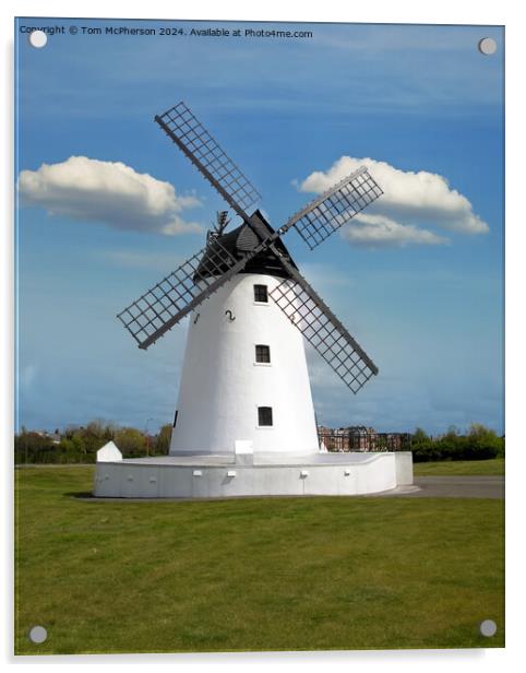 Lytham Windmill  Acrylic by Tom McPherson