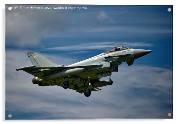 Typhoon FGR.Mk 4 Acrylic by Tom McPherson
