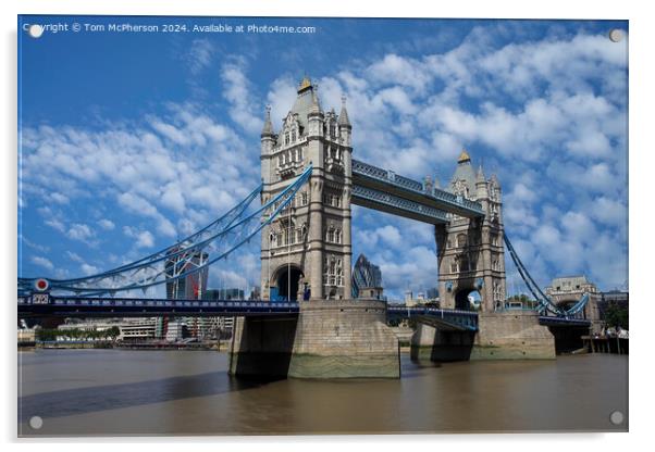 Tower Bridge Acrylic by Tom McPherson