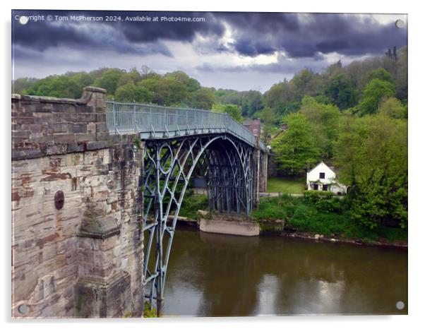 The Iron Bridge Acrylic by Tom McPherson